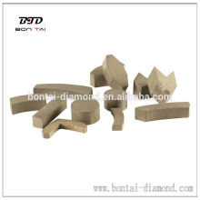 Diamond segment for grinding disc, grinding brick and cup wheel